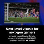 Lenovo Legion LOQ 32Q-10 Gaming Monitor, 31.5" QHD, Flat, VA, 180Hz, 0.5ms MPRT - Image 3