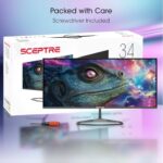 New! Sceptre 34-inch Prime Gaming Monitor 3440 x 1440 up to 180Hz DisplayPort - Image 3