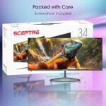 New! Sceptre 34-inch Prime Monitor 3440 x 1440 up to 115Hz 103% sRGB DisplayPort - Image 3