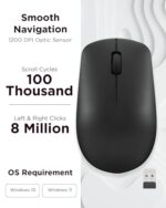 Lenovo 530 Wireless Mouse – Full Size Computer Mouse for PC, Laptop - Image 3