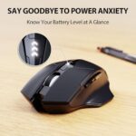 INPHIC Bluetooth Mouse, Upgraded Visible Battery - Image 3