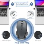 Mouse for MacBook Bluetooth Wireless Mice Laptop Mac Pro iPad with Jiggler - Image 3
