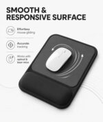 eulps Ergonomic Mouse Pad with Wrist Rest, Gel Mousepad with Soft Wrist Support - Image 3
