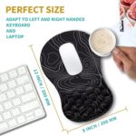 Hokafenle Ergonomic Mouse Pad Wrist Support, Wrist Rest Mousepad for Carpal - Image 3