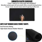 Large Gaming Mouse Pad, Extra Large Big Mouse Pad with Stitched Edge - Image 3