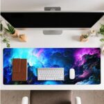 Dazzling Galaxy Gaming Mouse Pad Blue Desk Mat XL Mouse Gaming Pads - Image 3