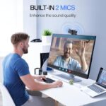 EMEET C960 1080P Webcam with Microphone, 2 Mics, 90° FOV, Computer Camera - Image 3