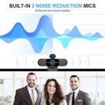 EMEET 1080P Webcam with Microphone, C960 Web Camera 2 Mics Streaming Webcam - Image 3