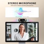 Diccik 1080P Webcam with Microphone, Full HD Video Calling Web Camera - Image 3