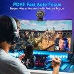 EMEET S600 4K Webcam for Streaming, Sony 1/2.55'' Sensor, PDAF Autofocus - Image 3