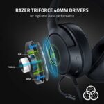 Razer Kraken V3 X Wired USB Gaming Headset, Lightweight, Black - Image 3