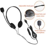 USB Computer Headset, PC Headphone with Clear Chat Microphone - Image 4