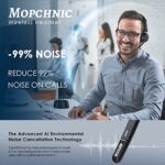 Mopchnic Bluetooth Headset, Wireless Headset with AI Noise-Canceling Microphone - Image 3