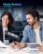 Voistek USB Headset with Microphone, Computer Headphones for PC Laptop - Image 3
