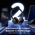 Gixxted (2026 Upgraded) Wireless Headset with Mic for Work - Image 3