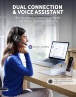 awatrue Wireless Headset with Mic for Work, Noise Canceling for Clear Calls - Image 3