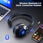 Wireless Headset with Microphone, Bluetooth 5.3 Headset for PC - Image 3