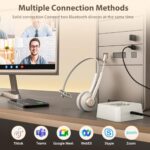 Bluetooth Headset with Microphone,Wireless Headset V5.2 with AI Noise Canceling - Image 3