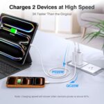 [2-Pack] 40W USB C Charger Cube, Wall Plug Fast Charging Block - Image 3
