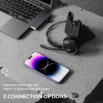 LEVN Wireless Headset 5.2 for Call Center, BluetoothHeadphones with Mic for - Image 3