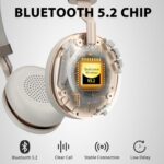 Wireless Headset with Mic for Work, V5.2 Bluetooth Headset with Microphone Noise - Image 3