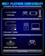 BENGOO Gaming Headset for Xbox Series X|S Xbox One PS5 PS4 PC Switch Mac - Image 3