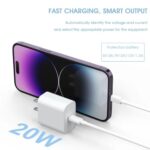 4Pack USB C Charger Block, iGENJUN 20W for Phone Fast Charger Wall Charger with - Image 3