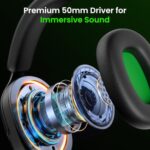GlomTheia Flare X Wired Gaming Headset with Mic for Xbox Series S/X PS5 PC - Image 3