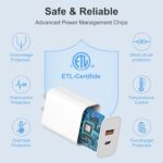 [4 Pack] USB C Charger Block Charging Block Type C Charger 20W Wall Chargers for - Image 4