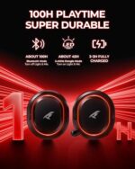 Wireless Gaming Headset for PC PS5 PS4 Mac Switch 7.1 Surround Sound 100-Hr - Image 3