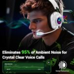 Krysenix Wireless Gaming Headset with Noise Canceling Mic for Xbox - Image 3
