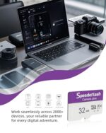 Micro SDHC Memory Card 32GB 2Pack, Speederlash Camera Plus TF Card with Adapter - Image 3