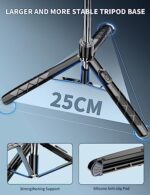 71" Phone Tripod & Selfie Stick, All in One Extendable Cell Phone Tripod with - Image 3