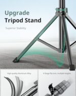 SENSYNE 62" Phone Tripod for iPhone, Extendable Selfie Stick Tripod Stand with - Image 3