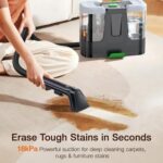 Portable Carpet & Upholstery Cleaner, 18Kpa Carpet Cleaner Machine for Deep - Image 3