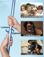118'' 9.8ft Long Selfie Stick for iPhone, Android, Extended Super Long Pole - Image 3