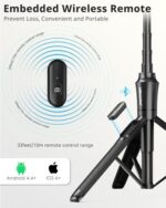 UBeesize 72'' Magnetic Tripod for iPhone with Remote - Image 3
