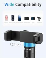 UBeesize 72" Phone Tripod - Tripod for iPhone & Selfie Stick with Phone Holder & - Image 3