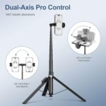 66" Automatic Phone Tripod Stand with Remote - Image 3