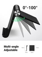 UGREEN Cell Phone Stand Holder for Desk Adjustable Compatible with iPhone 13 12 - Image 3