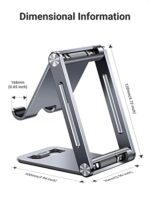 UGREEN Phone Stand for Desk Cell Phone Holder Adjustable Compatible with iPhone - Image 3