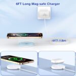 [Apple MFi Certified]Magnetic Wireless Charger Apple Mag Safe Charger - Image 3