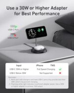 Anker MagGo 2-in-1 MagSafe Compatible Qi2 15W Wireless Charging (B0D2NSPC39) - Image 3