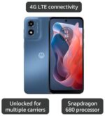 Motorola Moto G Play 2024, 64GB + 4GB RAM, Sapphire Blue - Unlocked (Renewed) - Image 3