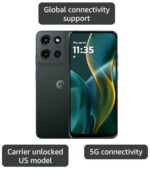 Motorola Moto G 2025, 128GB + 4GB RAM, Forest Gray - Unlocked (Renewed) - Image 3