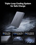 Baseus Picogo Magsafe Portable Charger, Qi2 15W 0.5" Ultra Slim 10000mAh - Image 3