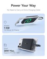 Baseus Magsafe Power Bank, 10,000mAh 30W Magnetic Portable Charger - Image 3