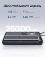 Baseus 25000mAh Power Bank, CCC Certified 140W Laptop Portable Charger with Dual - Image 3