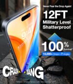 UltraGlass TOP 9H+ Armor for iPhone 15 Pro Screen Protector [NO.1 Military Grade - Image 3