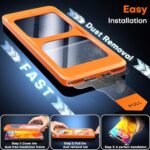TOCOL for iPhone 16 Pro Screen Protector 9H Hardness Military Grade Shatterproof - Image 3